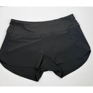 Lululemon Speed Up Shorts Black Size 14 Running Athletic